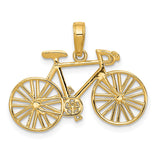 14k Polished Bicycle Charm M530