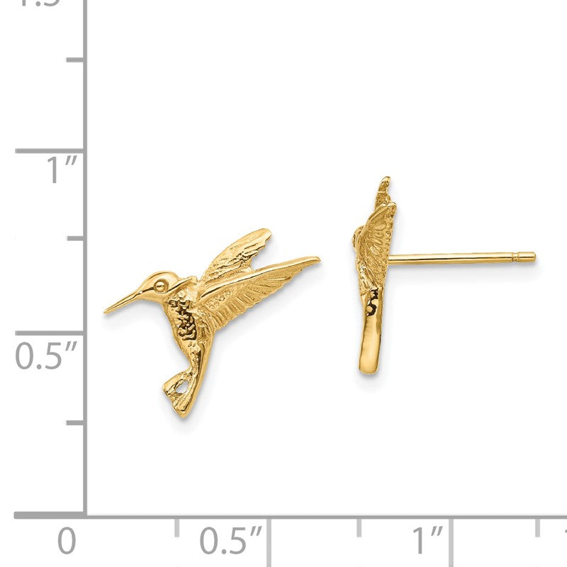 14k Hummingbird Post Earrings TC743