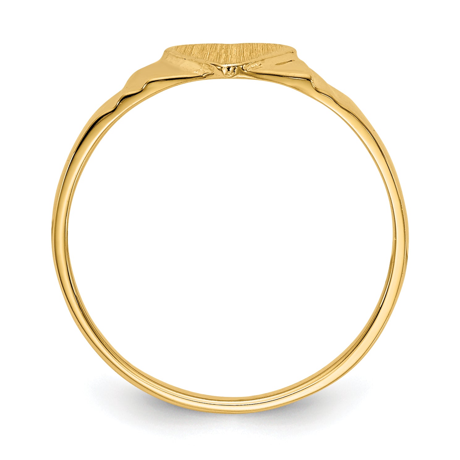14k Children's Signet Ring CH195