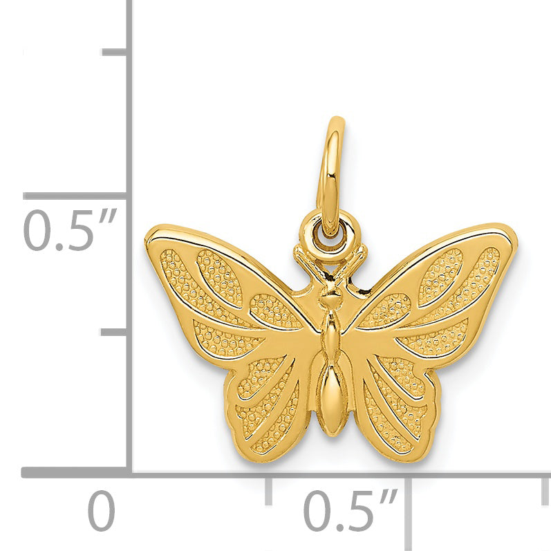 14k Butterfly Charm C537