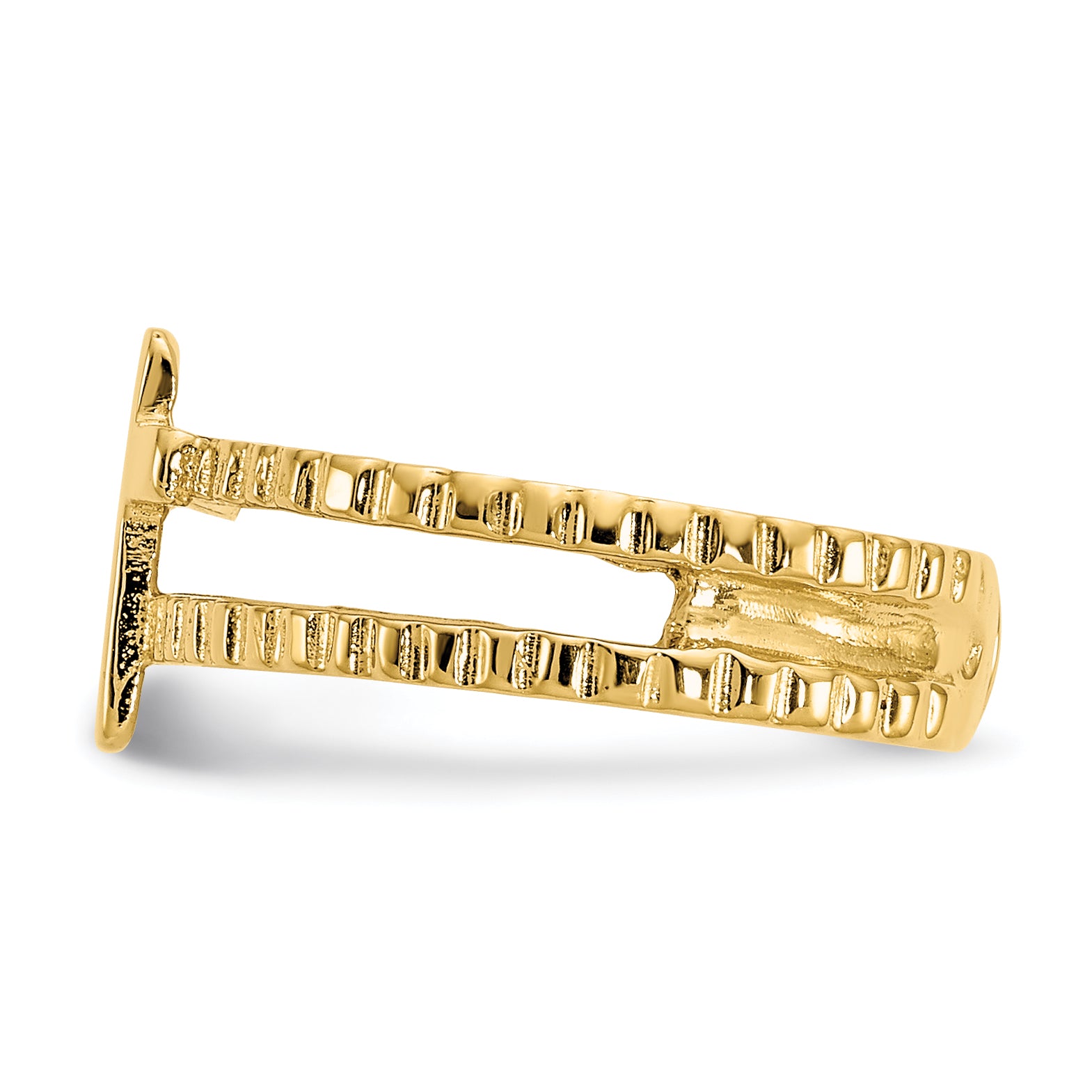 14k Cross Toe Ring R397