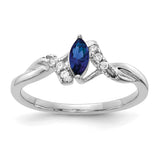 14k Diamond and Marquise Ruby Ring RM5753