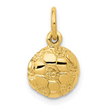 14k Domed Soccer Ball Charm C587