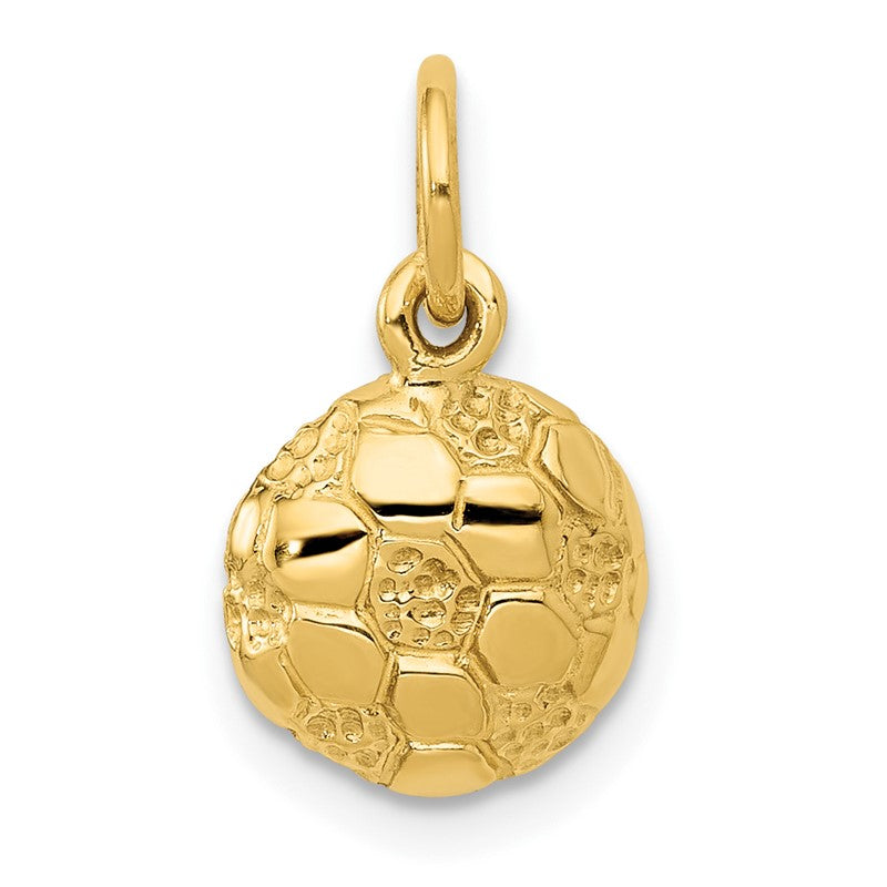 14k Domed Soccer Ball Charm C587