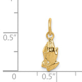 14k Praying Hands Charm XR770