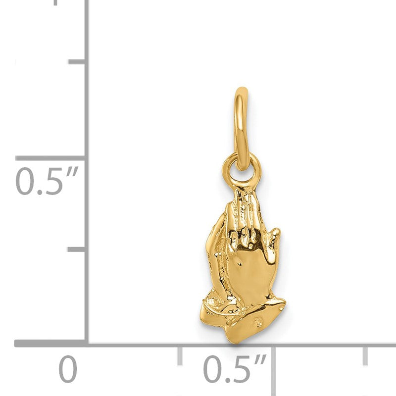 14k Praying Hands Charm XR770