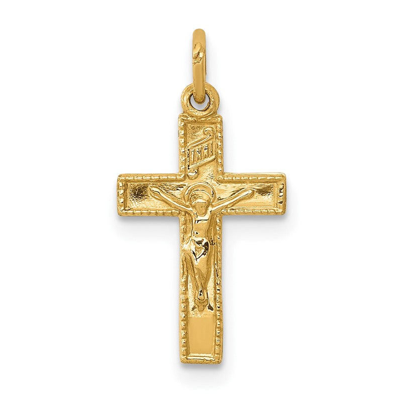 14k INRI Crucifix Charm XR294