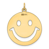 14k Cut-out Smiley Face Charm YC491