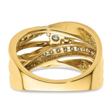 14k 5/8 carat Diamond Fancy Woven Ring RM4248