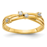 14k 1/10 carat Diamond Fashion Ring RM5637