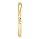 14k Cut-out Cross Charm D167
