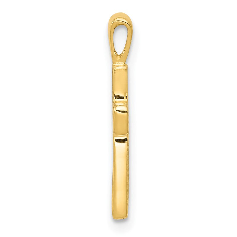 14k Cut-out Cross Charm D167