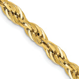 14K 26 inch 4.75mm Semi Solid Rope with Lobster Clasp Chain BC169