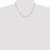 14K 10 inch 1.05mm Diamond-cut Spiga with Lobster Clasp Anklet PEN157