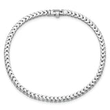 14k White Gold Complete 1.25 carat Round AA Diamond 4-prong 7 inch Tennis Bracelet X729WAA