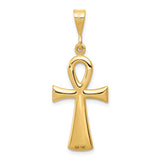 14k Egyptian Ankh Cross Pendant C2738