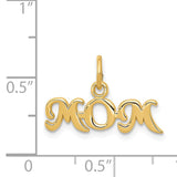 14k MOM Charm K2630