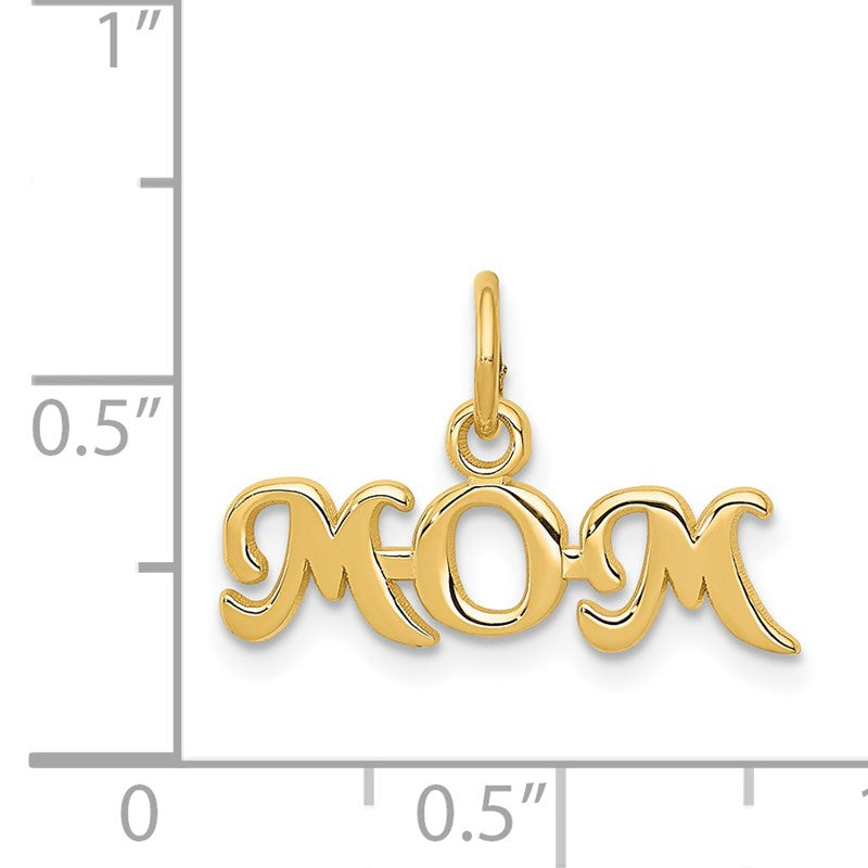 14k MOM Charm K2630