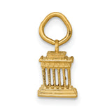 14k 3-D Lincoln Memorial Charm A0409/L
