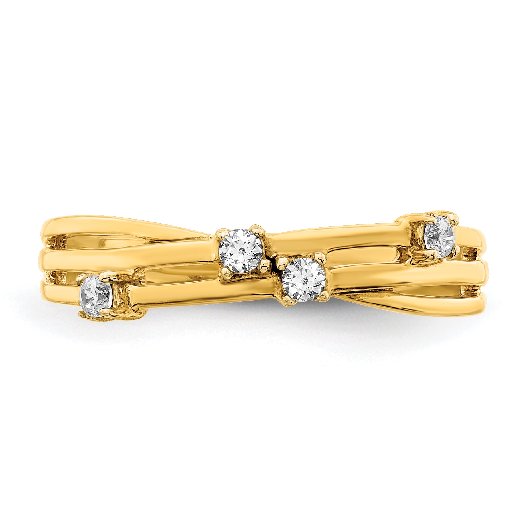 14k 1/10 carat Diamond Fashion Ring RM5637