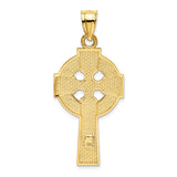 14k Polished Celtic Cross Pendant K6233