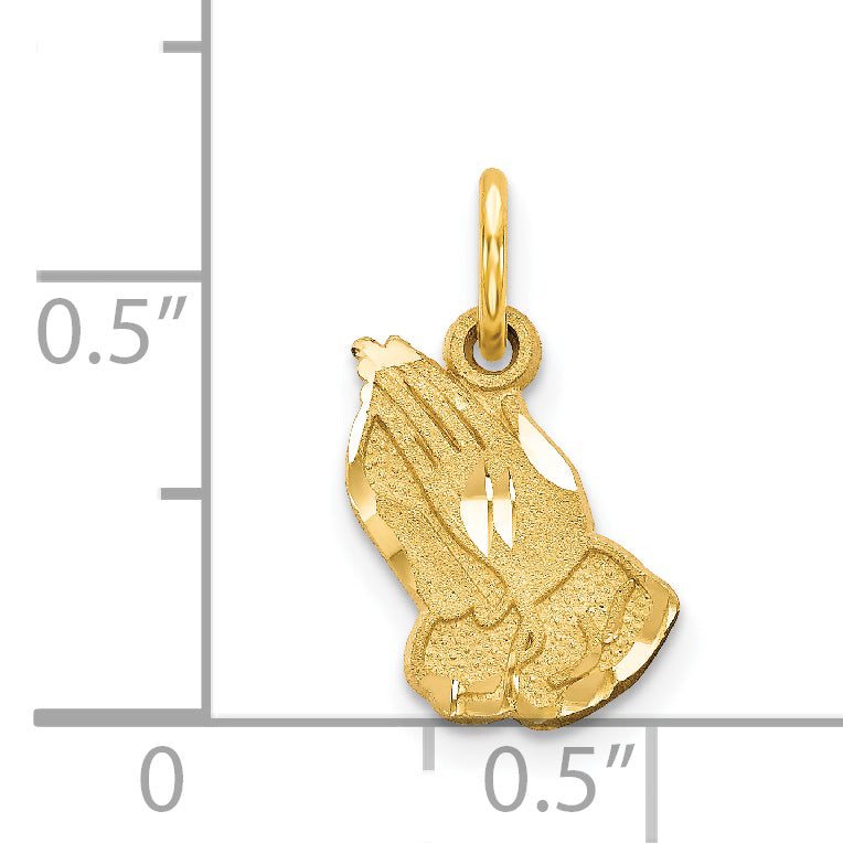 14k Praying Hands Charm C1304