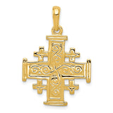 14k Jerusalem Cross Pendant K1232
