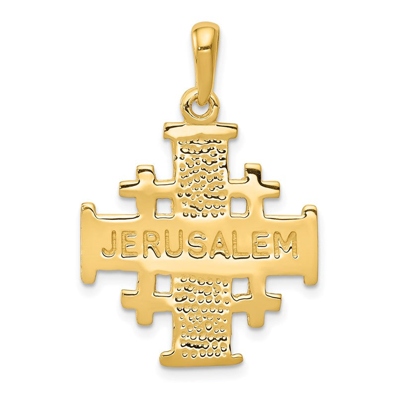 14k Jerusalem Cross Pendant K1232
