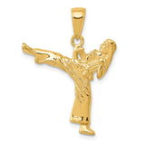 14k Girl Karate Charm K4961