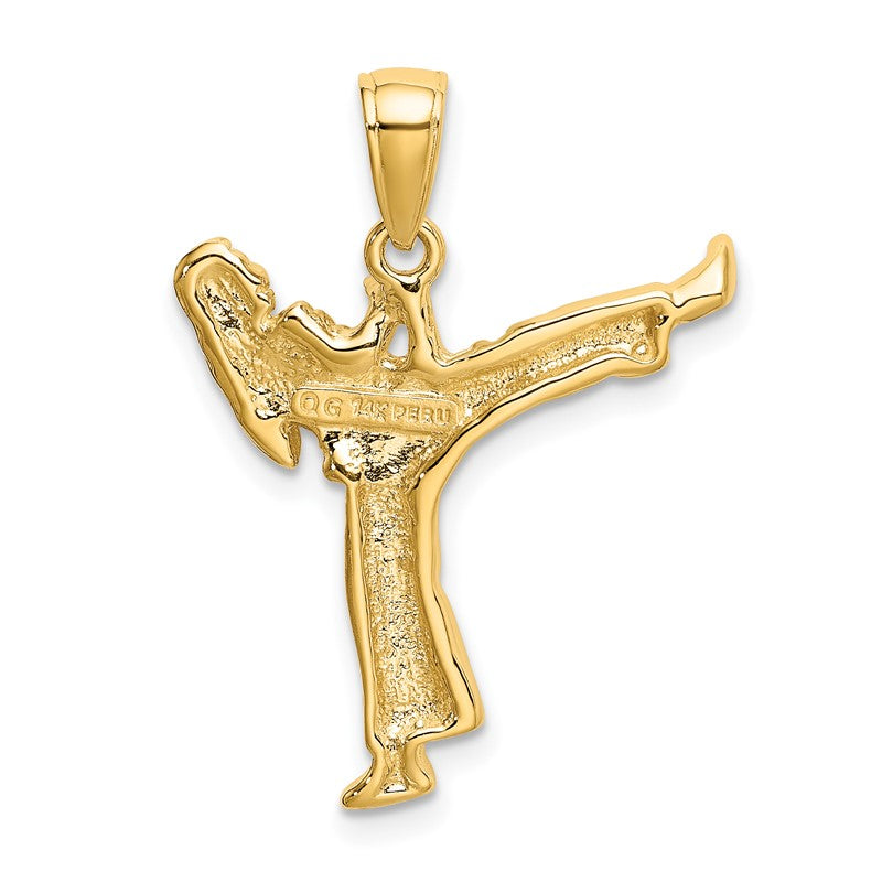 14k Girl Karate Charm K4961