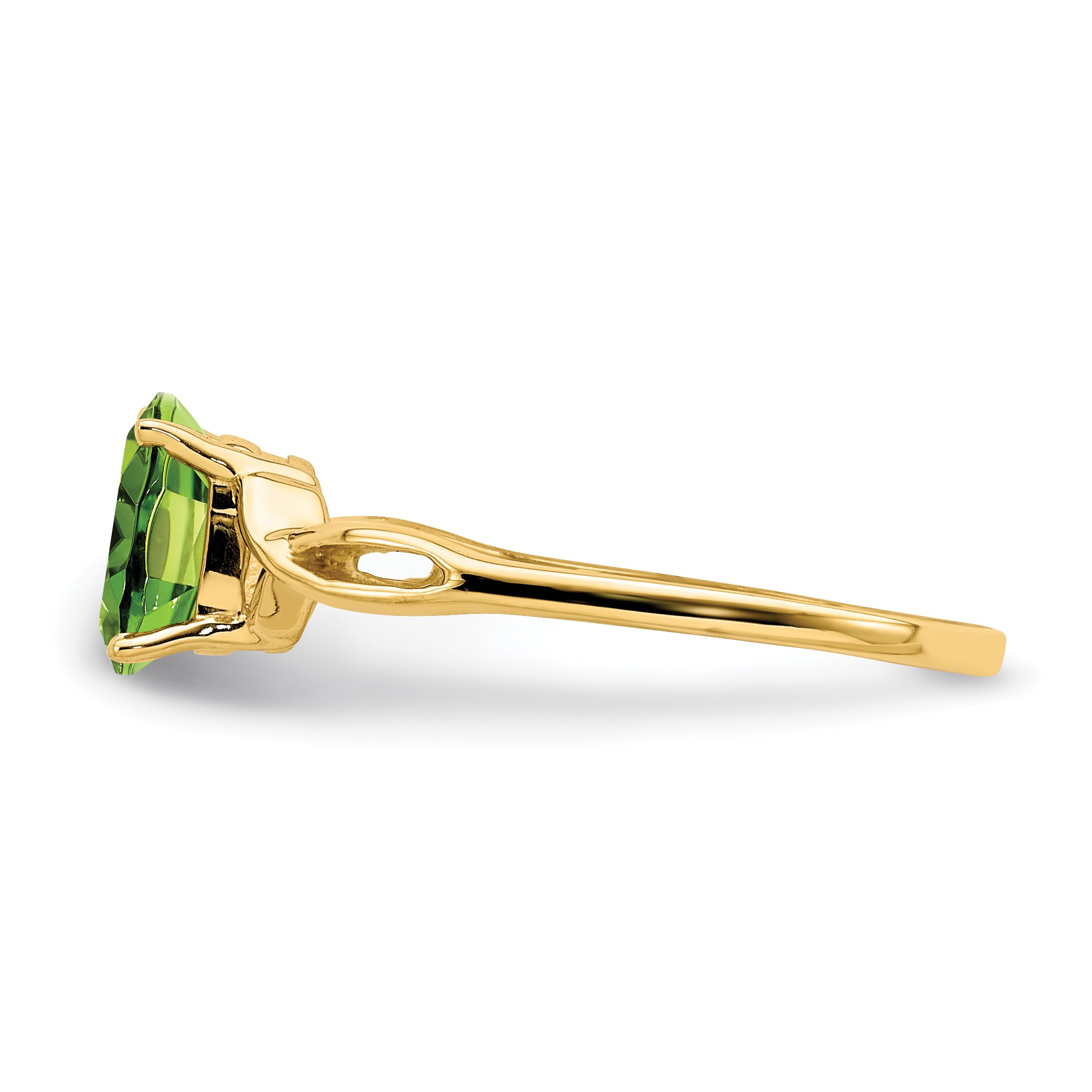 14k Peridot ring Y2197PE