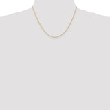 14K 14 inch 1.10mm Singapore with Spring Ring Clasp Chain PEN9