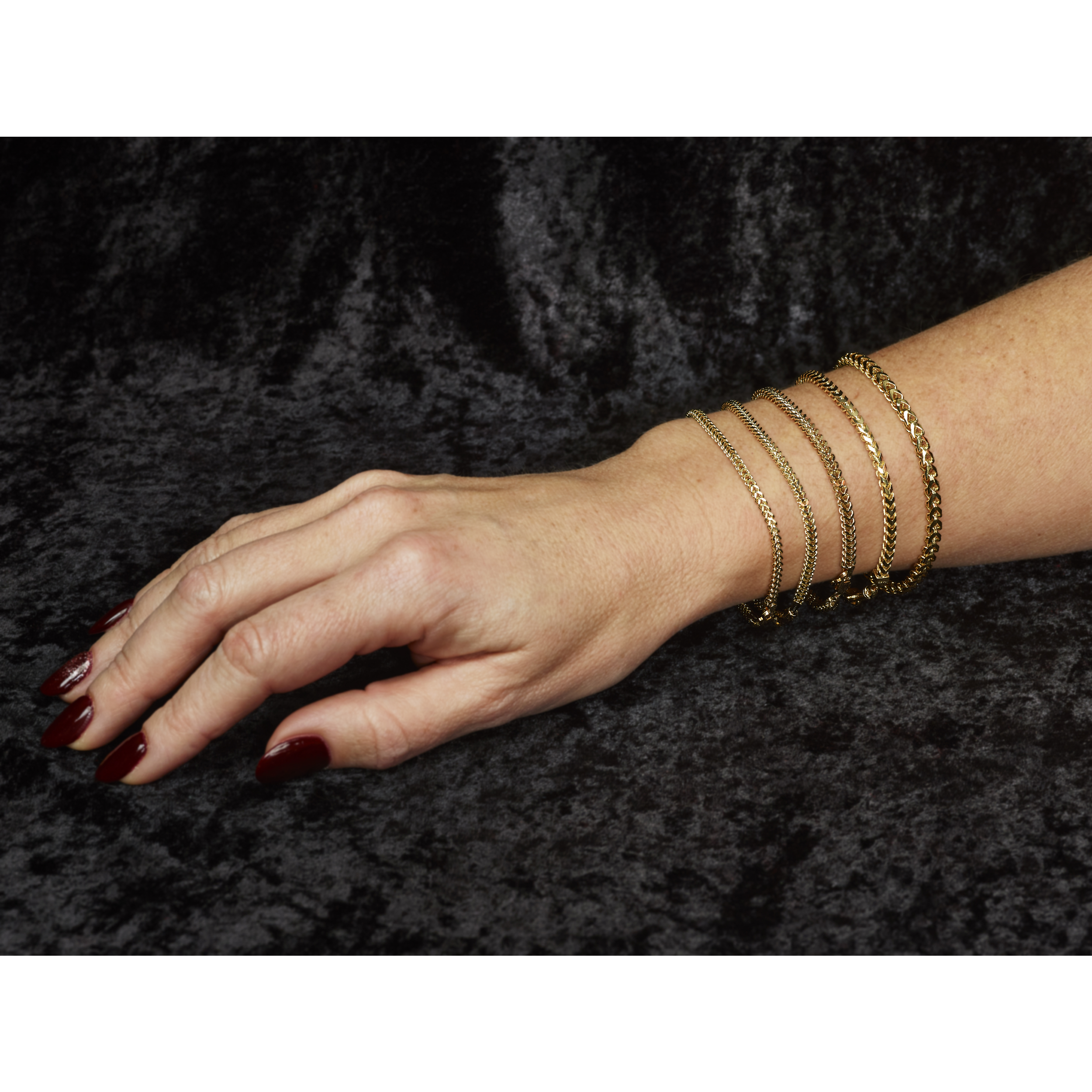 14K 18 inch 3mm Franco with Fancy Lobster Clasp Chain FRA100