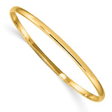 14k Slip-on 2.5mm Baby Bangle Bracelet DB391