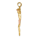 14k Two-tone Rose Corpus Pendant C3712