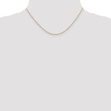 14K 14 inch .70mm Ropa with Spring Ring Clasp Chain RPA015