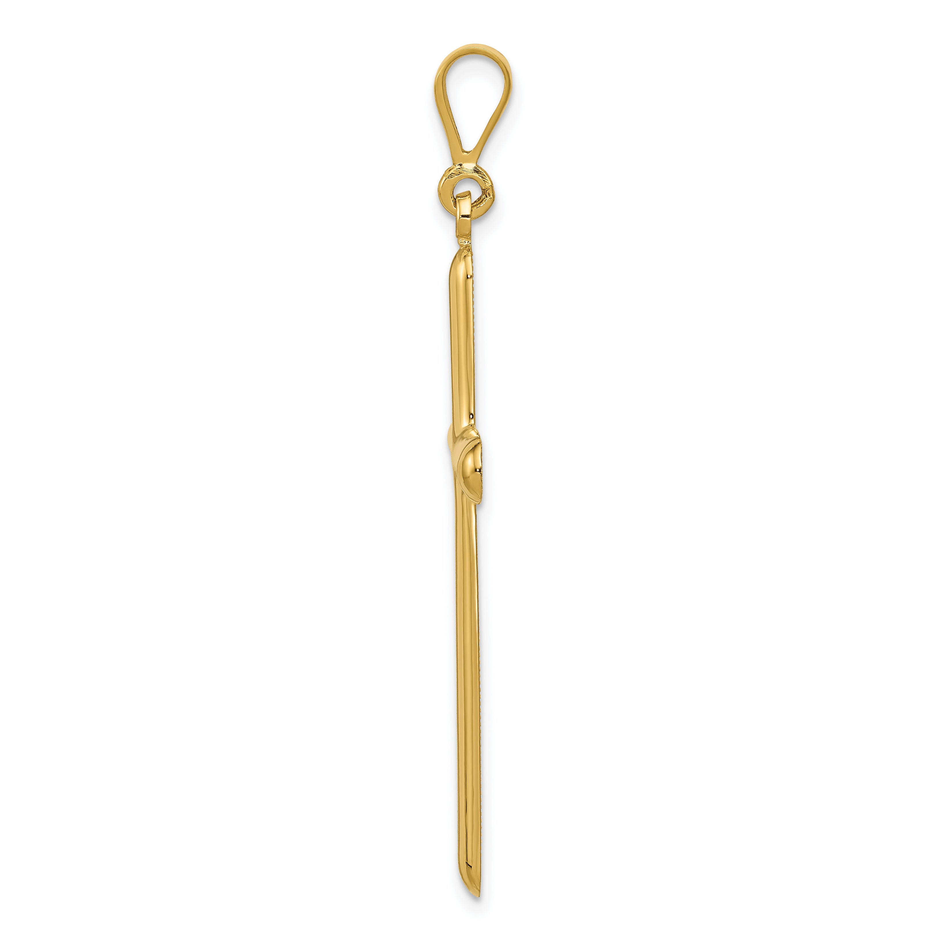 14k Cross Pendant C1951
