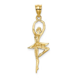 14k Polished Large Ballerina Pendant K6138