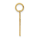 14K Laser Designed Cross Charm XR1090