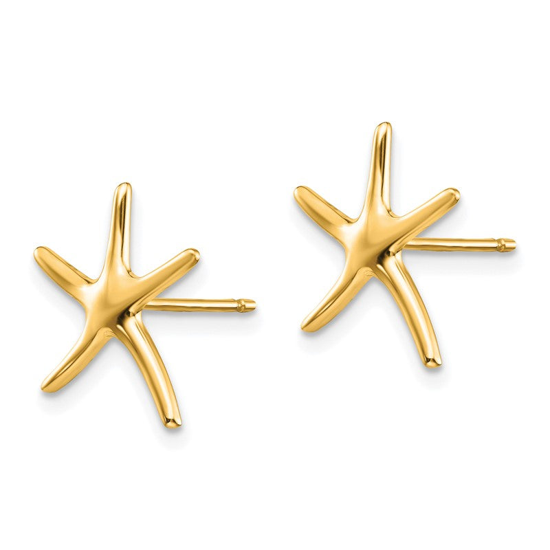 14k Starfish Post Earrings TE624