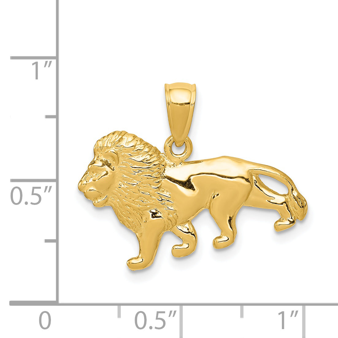 14k Lion Charm K4867