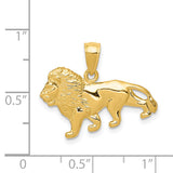 14k Lion Charm K4867