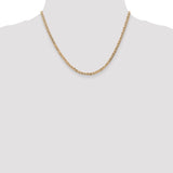 14K 10 inch 3mm Concave Anchor with Lobster Clasp Chain CCA080