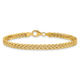 14k Polished 4.3mm Fancy Braided Link 17 inch Necklace SF2413