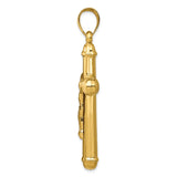 14K Crucifix Reversible to Cross Pendant C3681