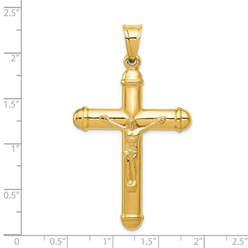 14K Crucifix Reversible to Cross Pendant C3681