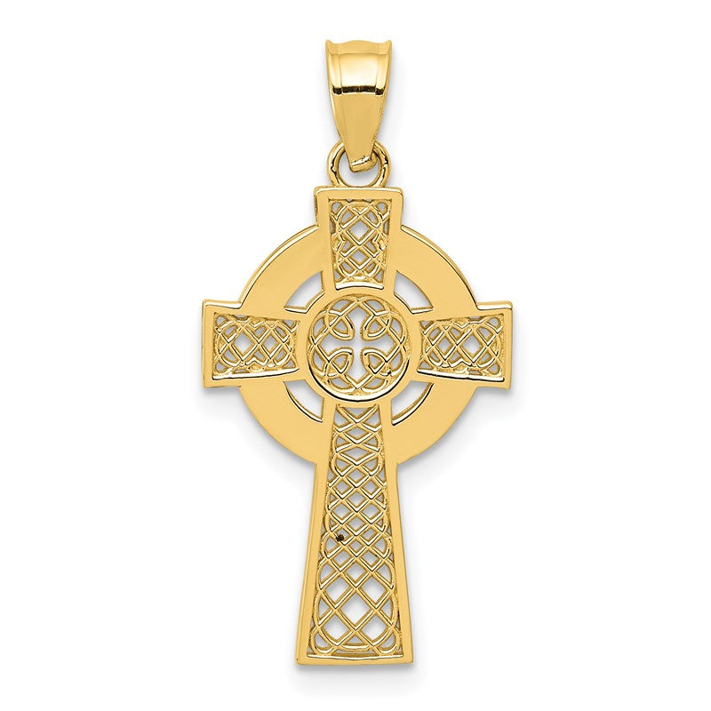 14k Celtic Cross Pendant K5514