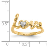 14k Diamond LOVE Ring RM5712