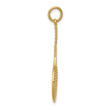 14k Tennis Racquet Charm C1224