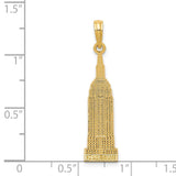 14k EMPIRE STATE Building Pendant C3081